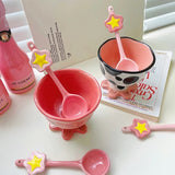 Boxtoday Gift Kawaii Star Ceramic Spoon