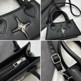 Boxtoday Gift Black Mini Leather Y2k Bag