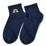 Boxtoday Gift Rainbow Embroidered Socks