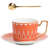 Boxtoday Square A Retro Pattern Coffee Cup