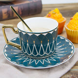 Boxtoday Square A Retro Pattern Coffee Cup