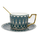 Boxtoday Square A Retro Pattern Coffee Cup