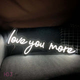 Boxtoday Love You More Wedding Neon Sign