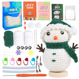 DIY Handmade Crochet Christmas Series Doll Material Package Santa Claus Christmas Elk Ornaments