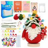 DIY Handmade Crochet Christmas Series Doll Material Package Santa Claus Christmas Elk Ornaments