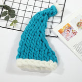 fall fashion New Halloween Parent-Child Christmas Hat Hand-Woven Ice Island Wool Thick Line Hat New