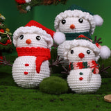 DIY Handmade Crochet Christmas Series Doll Material Package Santa Claus Christmas Elk Ornaments