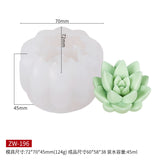 christmas decor ideas for living room Sanxin Three-Dimensional Succulent Silicone Candle Mold DIY Aromatherapy Candle Fragrant Stone Plaster Pudding Cake Grinding Tool