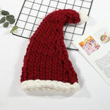 fall fashion New Halloween Parent-Child Christmas Hat Hand-Woven Ice Island Wool Thick Line Hat New