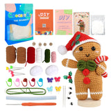 DIY Handmade Crochet Christmas Series Doll Material Package Santa Claus Christmas Elk Ornaments