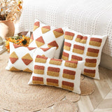 Boxtoday Ochre Tufted Cushion Cover