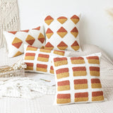 Boxtoday Ochre Tufted Cushion Cover