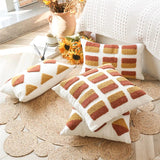 Boxtoday Ochre Tufted Cushion Cover