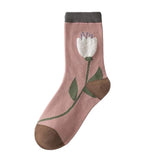 Boxtoday Gift Pastel Pink Floral Socks