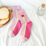 Boxtoday Gift Pink Tulip Socks