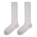 Boxtoday Gift Basic Ribbed Knee High fuzzy socks