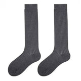 Boxtoday Gift Basic Ribbed Knee High fuzzy socks