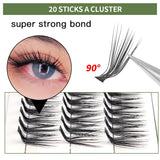 Boxtoday  20D L Curl Cluster Eyelash Extensions Natural Soft Individual Lashes Makeup Tools Cilias Volume Premade Fans