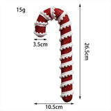 Boxtoday Reusable Candy Canes Traditional Hanging Lightweight Christmas Decoration Unique Tree Ornaments for Living Room