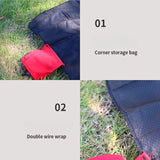 Boxtoday Outdoor Camping Picnic Mat Folding Portable Pocket Nylon Blanket Mini Lightweight Moistureproof Waterproof Beach Mat 70x110cm