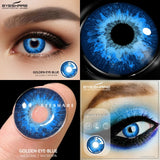 Boxtoday Halloween Colorful Contact Lenses For Eyes 2pcs Anime Cosplay Eye Colored Lenses Yearly Beautiful Pupil Contact Lenses