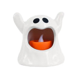 Boxtoday 2024 New Halloween Ghost Lamp With LED Flameless Candles Decorative Halloween Party Ghosts Horror Atmosphere Props Decoration