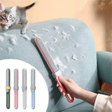 Boxtoday Lint Remover Electrostatic Pet Hair Removal Brush Double-Sided Couch Clothes Cleaning For Furniture Laundry with Self-Clean Loop