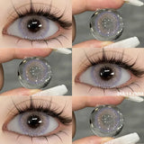 Boxtoday 1pair Colored Pupils for Eyes Green Eye Color Lenses Brown Natural Blue Eye Lenses High Quality Gray Lenses Soft Pupils