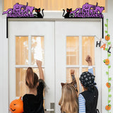 Boxtoday Halloween Door Frame Decoration,Bats,Pumpkins,Spider Webs,Door and Window Corner Stickers, Halloween Home Decoration