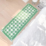 Boxtoday Cute Love Carpets Green Plaid Flower Rugs Girls Room Decorative Rug Bedroom Bedside Carpets Comfortable Soft Sofa Corridor Mat