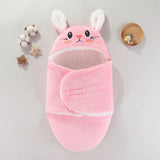 Boxtoday Soft Baby Sleeping Bags Warm Autumn and Winter Newborn Baby Wrap Blankets CartoonCocoon for babies Flannel  Baby Sleepsack 0-9M