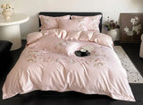 Boxtoday Elegant french flower pink beige bedding set,full queen king romantic 100s cotton home textile bed sheet pillow case duvet cover