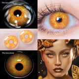 Boxtoday 1Pair Anime Color Contact Lenses for Eyes Yearly Red Lenses Black White Lenses Halloween Eye Lens Cosplay Eye Contacts