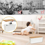 Boxtoday Cable Storage Box Power Line Dustproof Case Charger Socket Organizer For Wire Plug Protection anti-electric Shock finishing Box