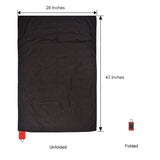 Boxtoday Outdoor Camping Picnic Mat Folding Portable Pocket Nylon Blanket Mini Lightweight Moistureproof Waterproof Beach Mat 70x110cm