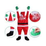 Boxtoday Santa Claus Climbing Wall Decoration Hanging Clothes Christmas Ornaments For Indoor Outdoor Garden Home Decor Navidad Xmas