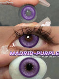 Boxtoday 1pair Colored Contact Lenses Purple Eye Lenses Yearly Cosplay Red Lenses Cosmetic Contact Helloween Soft Makeup Pupils