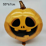 Boxtoday 10pcs/Set Halloween Themed Party Balloon Pumpkin Witch Ghost Skeleton Foil Balloon 18inch Halloween Ball Party Decoration Suppli