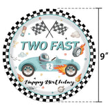 Boxtoday Racing car party plates cups napkin tablecloth two fast party plates cups napkins kids two fast birthday party decoration Banner