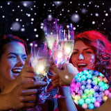 Boxtoday 100/10Pcs Mini LED Balloon Light Colorful Flashing Luminous Tumbler Ball Lamp Lantern Light Christmas Wedding Party Decorations