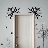 Boxtoday Halloween Door Frame Decoration,Bats,Pumpkins,Spider Webs,Door and Window Corner Stickers, Halloween Home Decoration