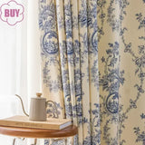 Boxtoday American Curtains for Living Dining Room Bedroom Simple European Balcony Chenille Sheer Curtains Window White Tulle Custom