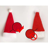 Boxtoday Merry Christmas Christmas Tableware Bag Holder Christmas Hat Fork Knife Cutlery Bag Christmas Decorations for Home