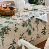 Boxtoday American Tablecloth For Table Pine Cotton Linen Print Christmas Table Cloth Dining Room Fabric Rectangular Table Coveror