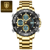 Boxtoday Sport Wristwatch for Man LED Alarm Dual Time Display Digital Quartz Men Watch Electronic Waterproof Men's Watches Reloj