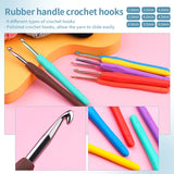 Boxtoday Knitting Crochet Hook Set Home Use Sewing Tool DIY Craft Crochet Knit Markers Needles Tools Weaving Accessories With Bag