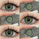 Boxtoday 1pair Colored Pupils for Eyes Green Eye Color Lenses Brown Natural Blue Eye Lenses High Quality Gray Lenses Soft Pupils