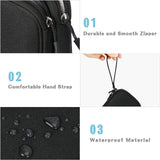 Boxtoday Travel Organizer Electronics Accessories Carrying Bag Portable Waterproof Double Layers All-in-One Storage Bags for Cable Wires