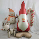 Boxtoday Christmas Huge Standing Snowman Santa Claus Balloon 2025 New Year Party Christmas Home Decoration 3D Standing Elk Sleigh Ball Su