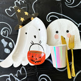 Boxtoday Bat Ghost Disposable Tableware Birthday Party Supplies Skeleton Plate Halloween Party Decoration Supplies